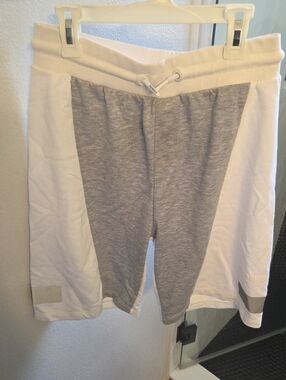 Iceberg Kids Two-Tone White and Gray Shorts